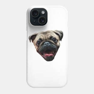 Laughing Pug Dog Phone Case