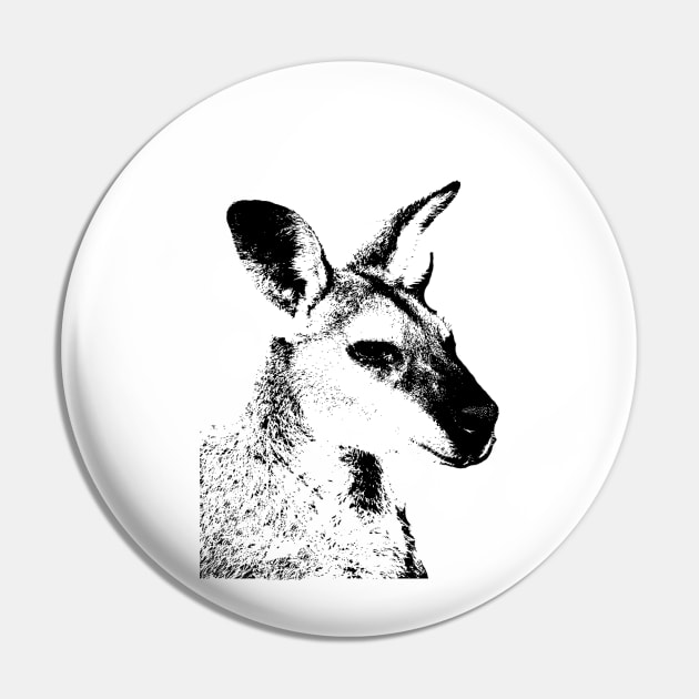 Kangaroo Pin by wanungara