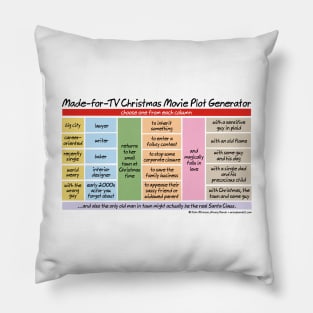 Made-for-TV Christmas Movie Plot Generator Pillow