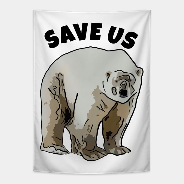 Save the Polar Bears Tapestry by ardp13