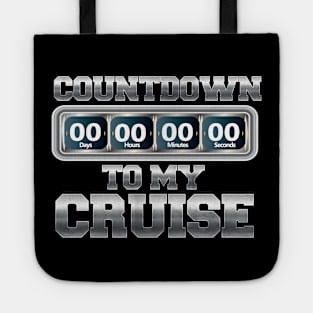 Cruise T shirt Cruise Ship Vacation Countdown T shirt Tote