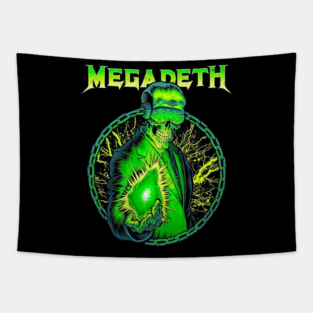 Green Mega Tapestry by The Red Bearded Realtor