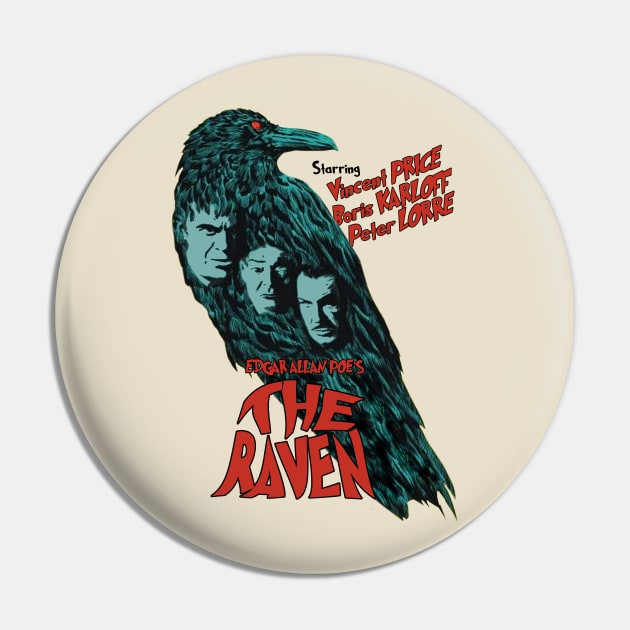 The Raven - Horror Movie Pin by The Blue Box