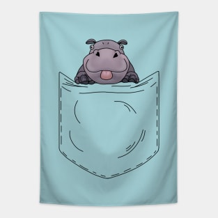 Hippo in a pocket Tapestry