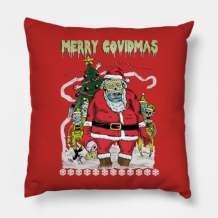 merry covidmas again Pillow