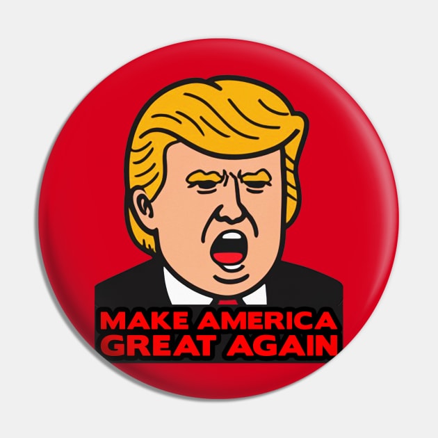 Make America Great Again Trump Pin by Plushism