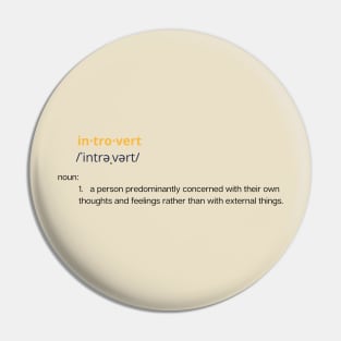 introvert Pin