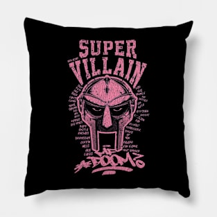 Villain MF Doom Pink Pillow