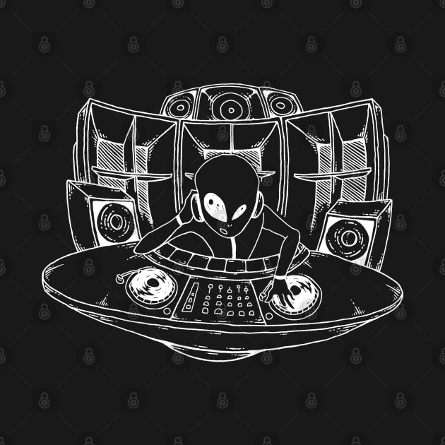 DJ Alien by T-Shirt Dealer