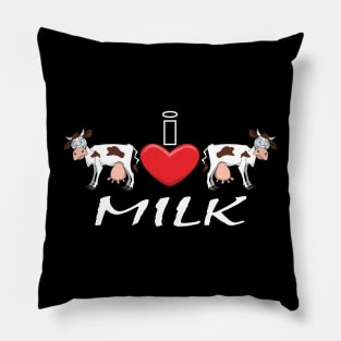 I Heart Milk Pillow