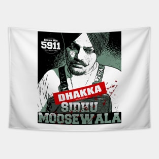 Moosewala artwork Tapestry