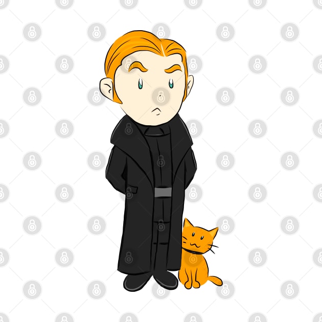 Hux with Millie by RekaFodor