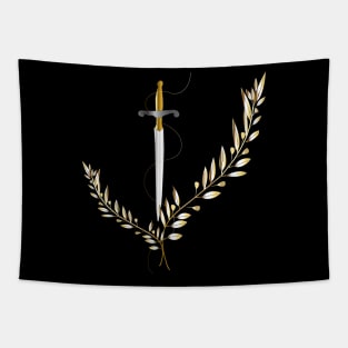 Golden sword Tapestry