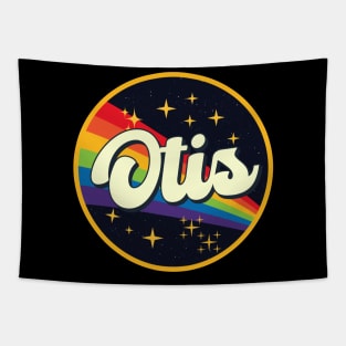 Otis // Rainbow In Space Vintage Style Tapestry