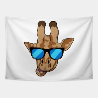 Giraffe with Sunglasses Tapestry