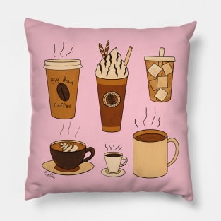 All the Coffee Pillow