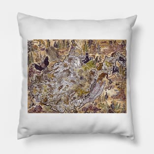 Cryptids of West Virginia Pillow