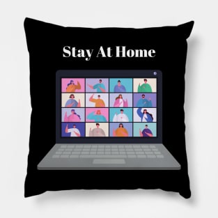 Stay At Home (Zoom) Pillow