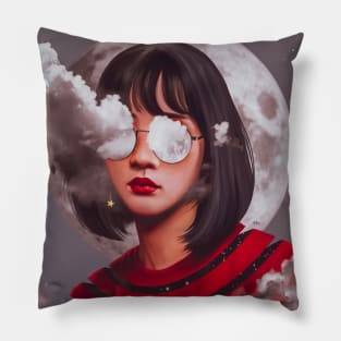 Moon girl Pillow