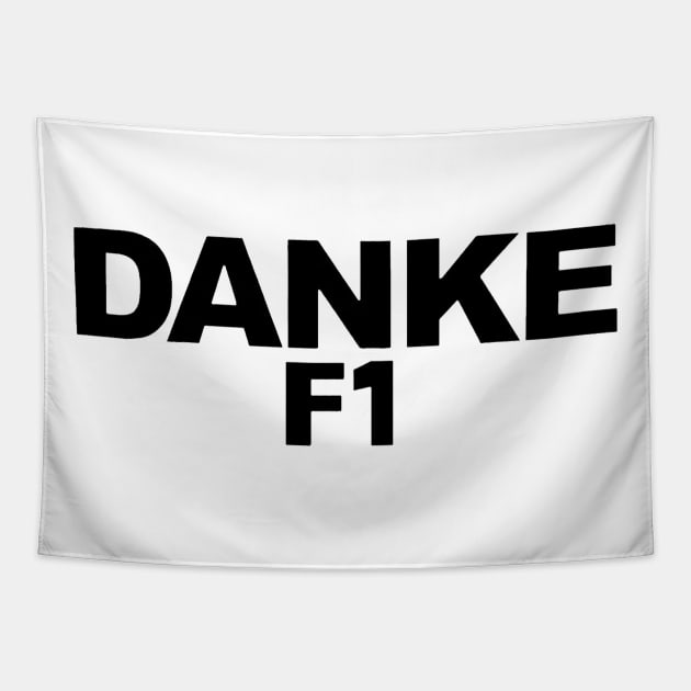 Danke Seb Limited Motor Racing Tapestry by jasminerandon69