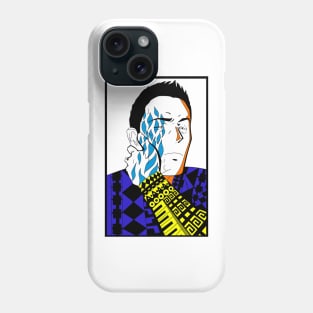 jorge lebeau self selfie ecopop with mexican patterns aesthetics Phone Case