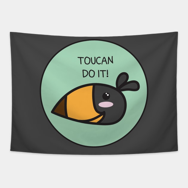Toucan Do It Tapestry by Baby Bigfoot