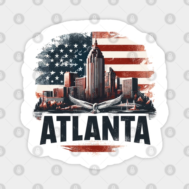 Atlanta Magnet by Vehicles-Art