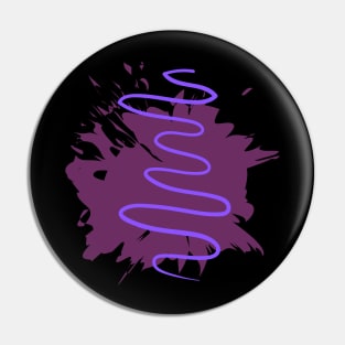 Splashed art Pin