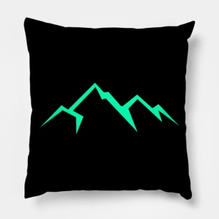 Geometric Mountains Pillow