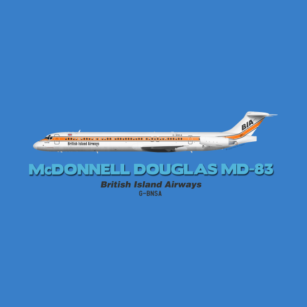 McDonnell Douglas MD-83 - British Island Airways by TheArtofFlying