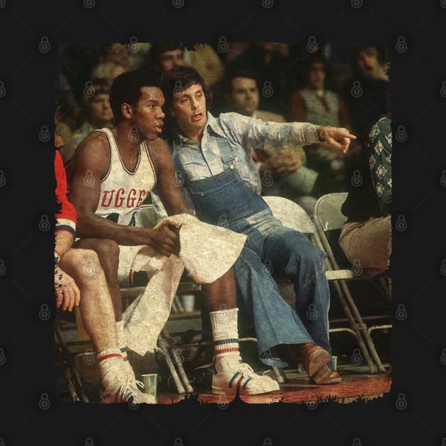 Larry Brown Rocks an Interesting Fit Coaching Ralph Simpson in 1975 by Wendyshopart