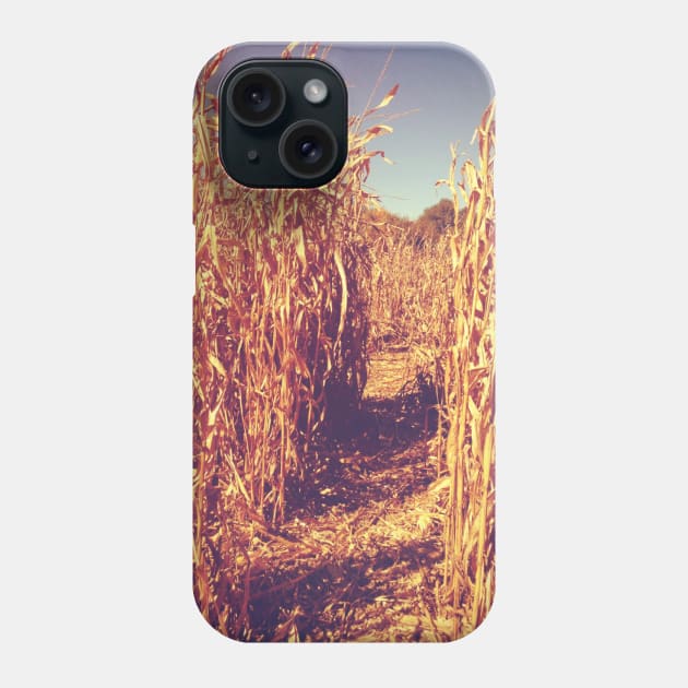 Lost In the Corn Maze Phone Case by Jan Grackle