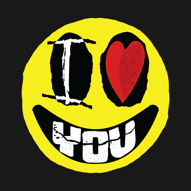 I Love You, I Heart You Smiling Face word art by pelagio