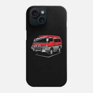 Jdm red delica classic Phone Case