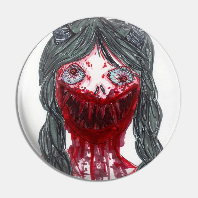 teeth Pin by nannonthehermit