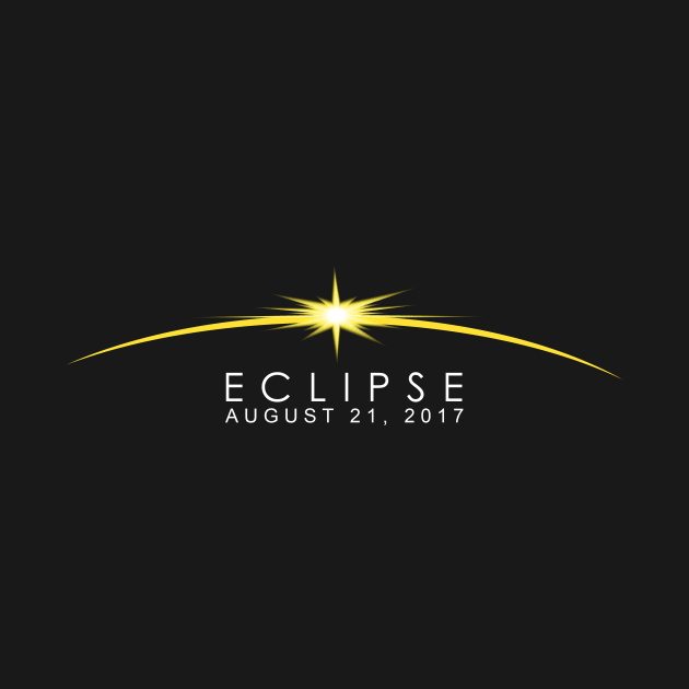 Classic Solar Shirt Eclipse commemorative design for 2017 by dlinca