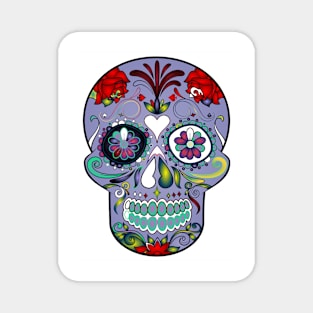 Sugar Skull 46 (Style:15) Magnet