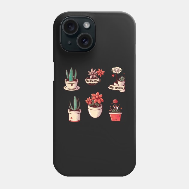 Vintage Botanical Pack Phone Case by larfly