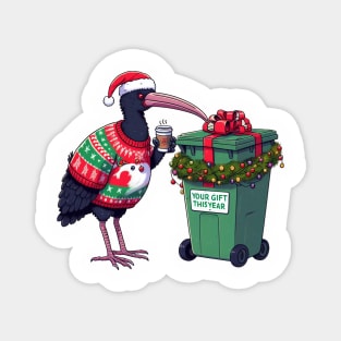 Xmas Bin Chicken Magnet