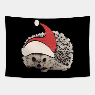 Hedgehog Christmas Santa Elf Vintage Novelty Gift Tapestry