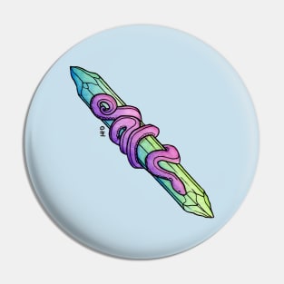 Crystal Snake Pin