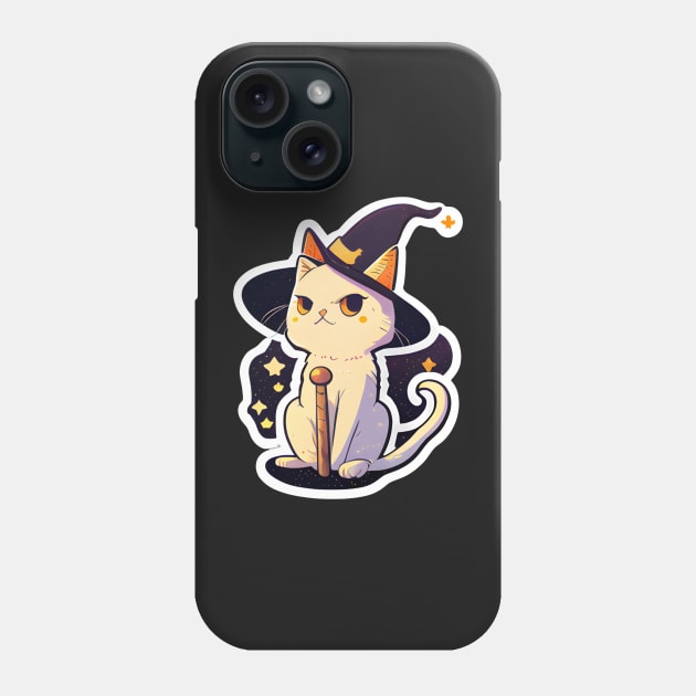 Mystical Black Cat Phone Case by Raja2021