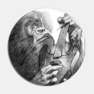 Sasquatch Sings Bigfoot Blues Pin