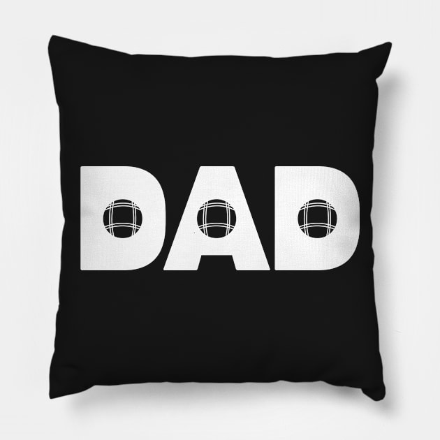 Bocce Ball Dad Pillow by MeatMan