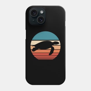 Turtle Retro Sunset Phone Case