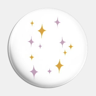 Magical Sparkles Night Pattern Pin