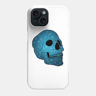Galaxy Skull - Turquoise Phone Case