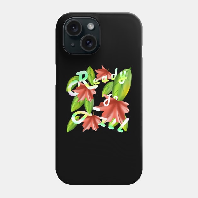 Ready to fall leaves, gradient color Phone Case by AdishPr