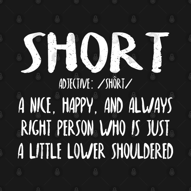 Funny Short Person Definition Design Gift Ideas by Cartba