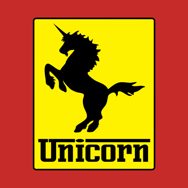 Prancing Unicorn Logo Unicorns T Shirt Teepublic
